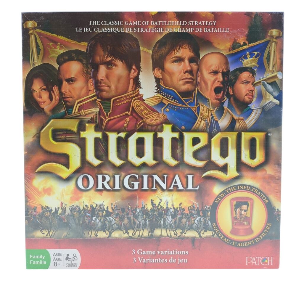 Stratego Original Board Game NEW SEALED Patch Products Classic Strategy Game